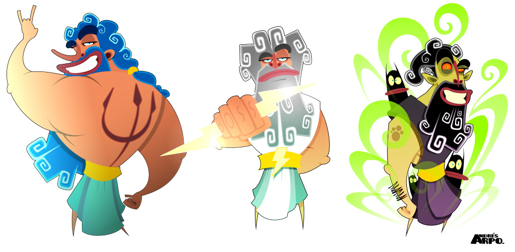 Poseidon, Zeus &amp; Hades
