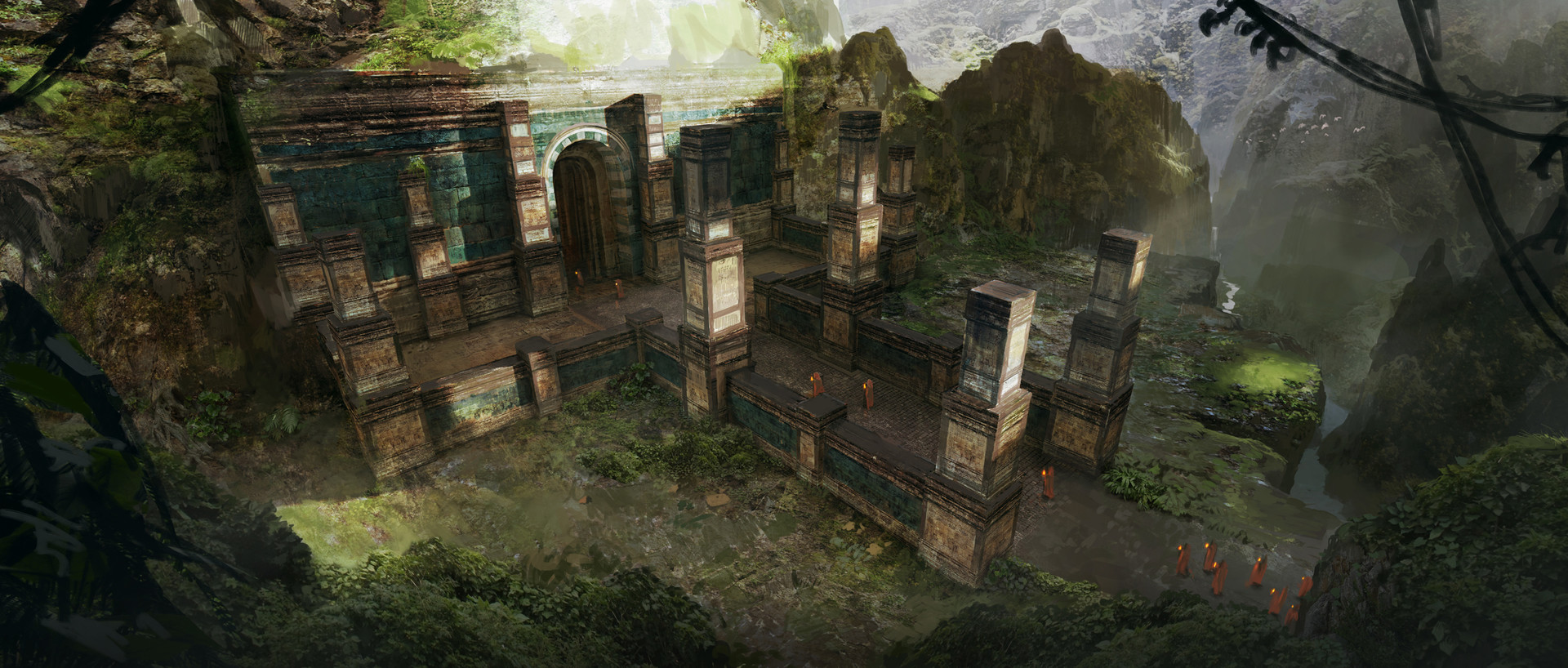 ArtStation - Spellforce 3 - Hybernian Temple Entrance