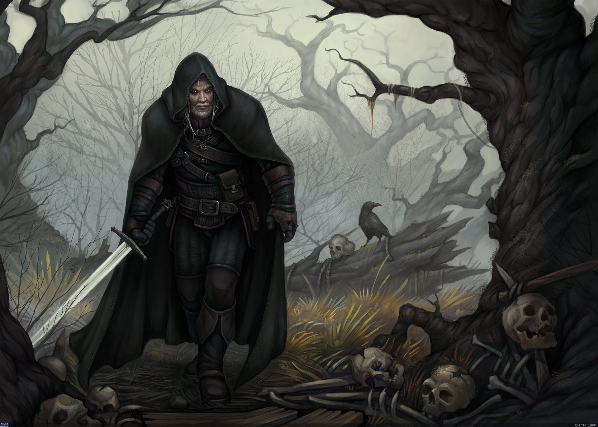 Artstation The Witcher Andrey Slavshchik