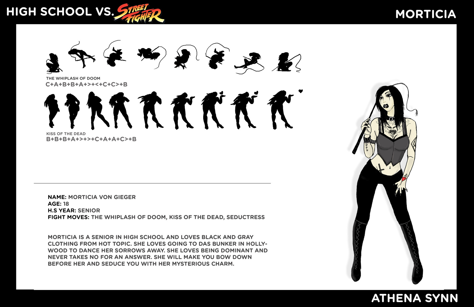 Athena Synn - Character Design