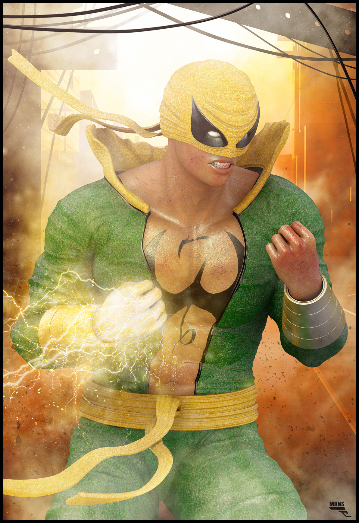 Artstation Iron Fist Marvel Marc Mons