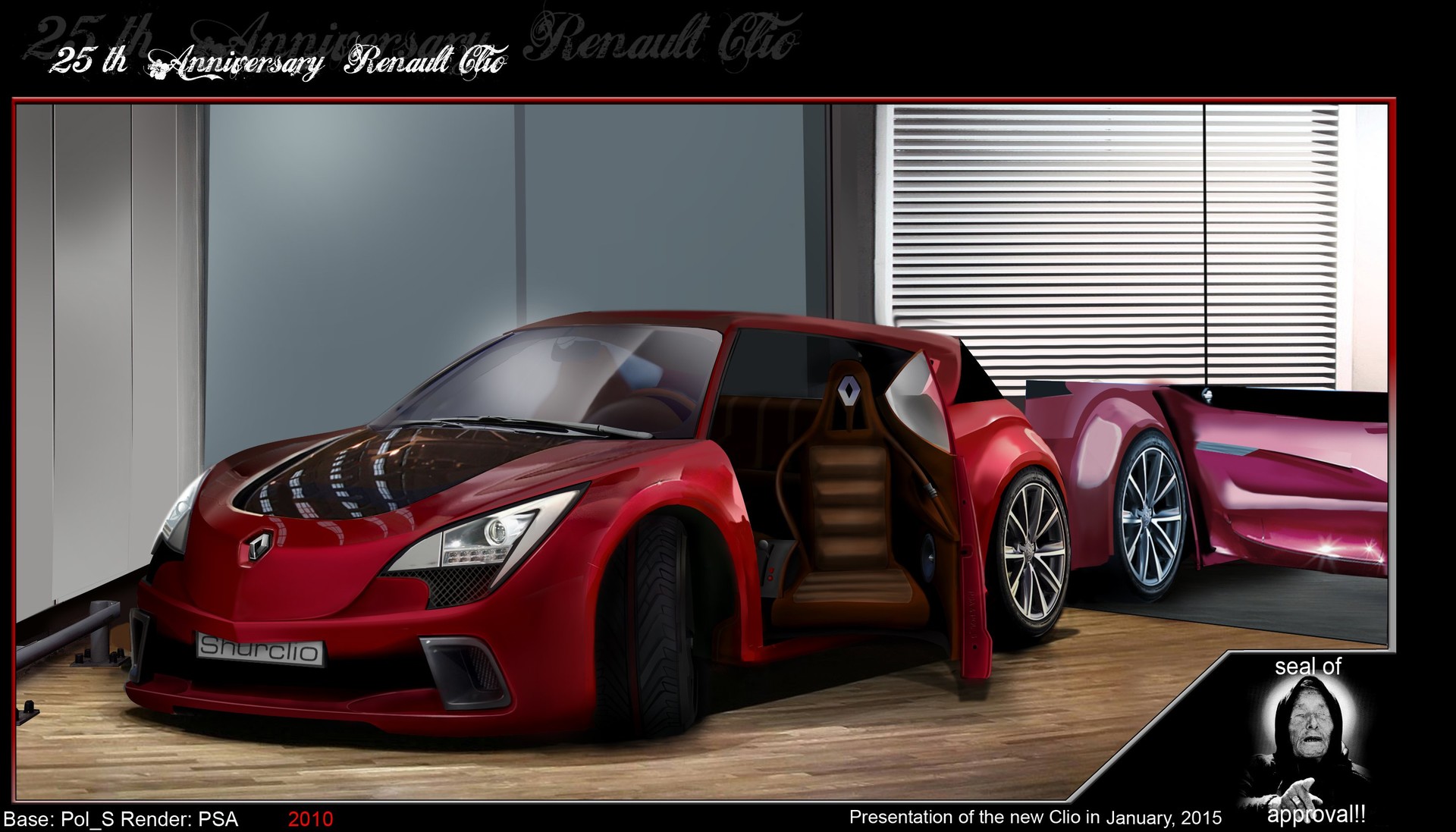 renault clio concept car psa rt
