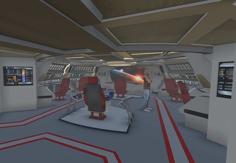 West Sage - Star Trek Defiant Ship Interior model