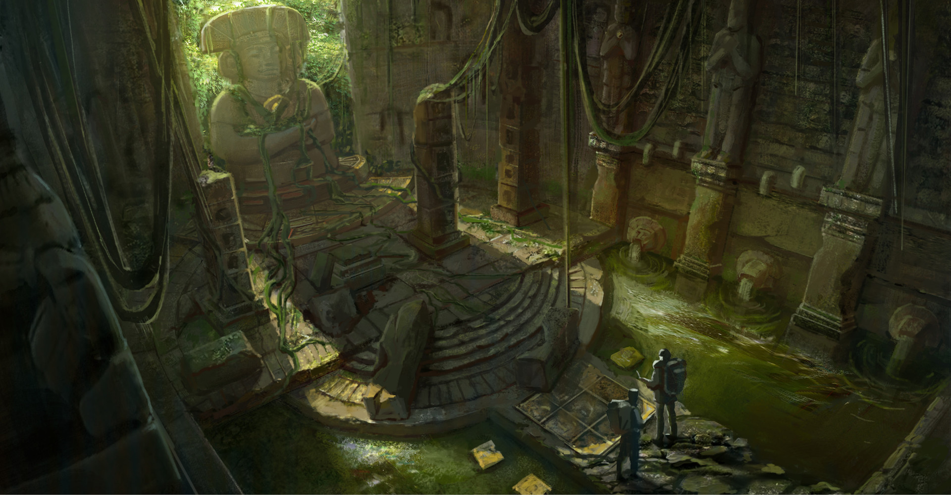 Temple adventure. Джунгли Темпл. Aztec Temple Concept Art. Фон джунгли для фотошопа реальность. Likely Jungle Temple.