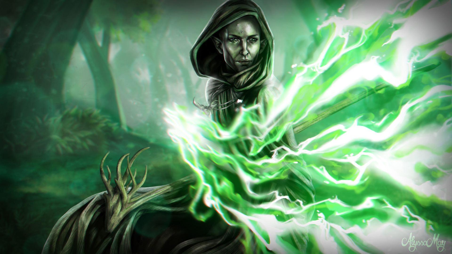 Alyssa May Solas Of Dragon Age Inquisition Fan Art Fifteenth