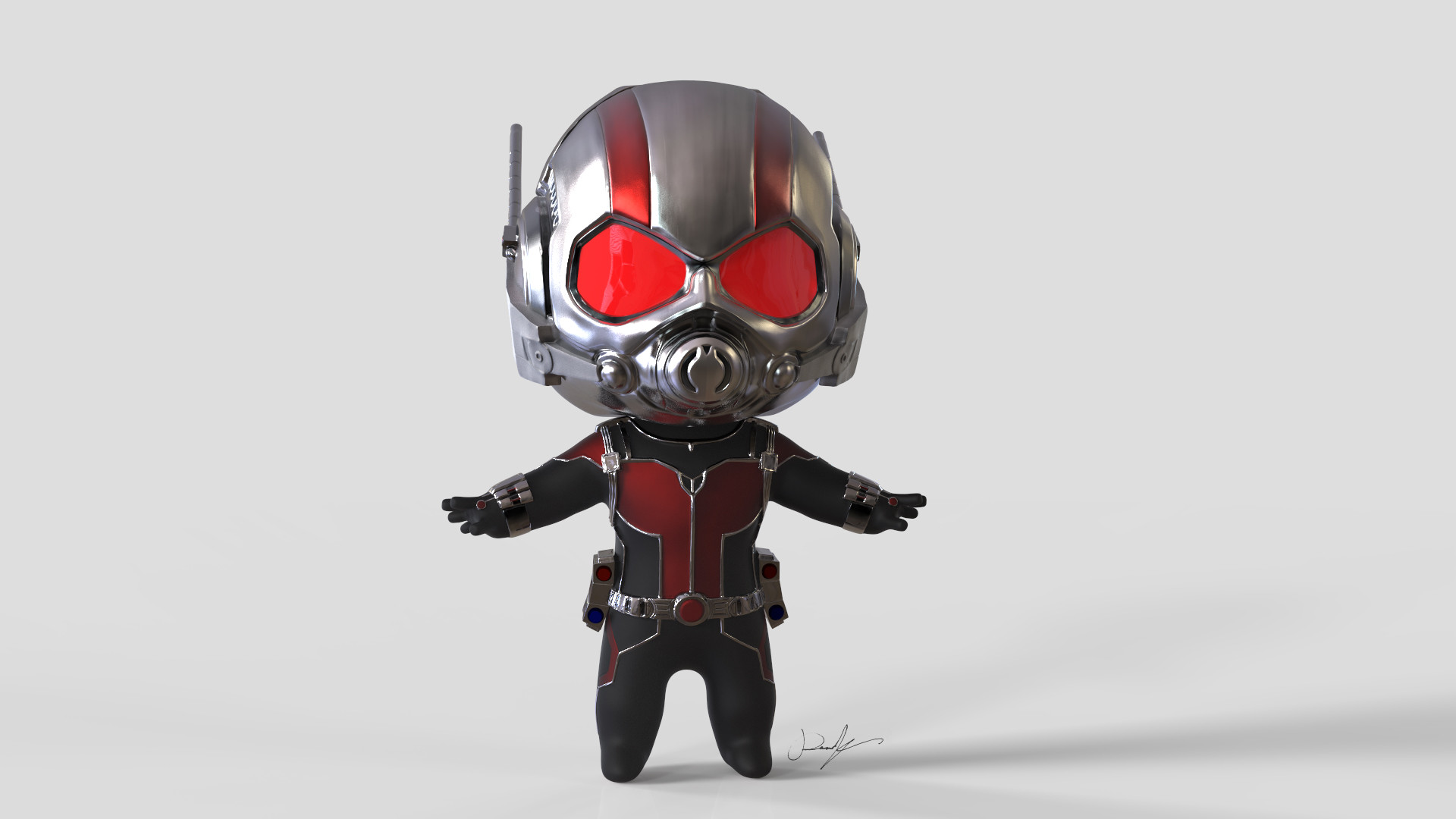 Artstation Ant Baby Keyshot Renders Marvel Ant Man Costume