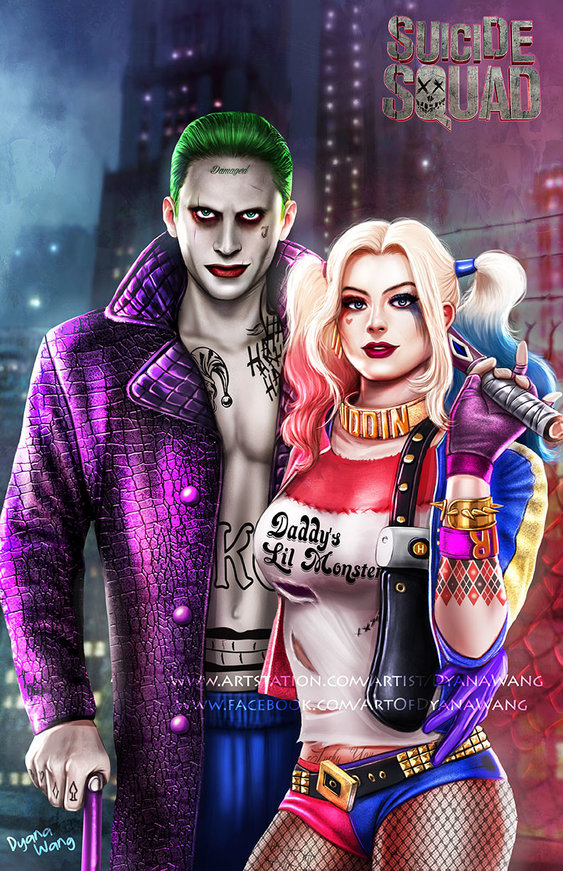 Artstation Joker And Harley Quinn Dyana Wang