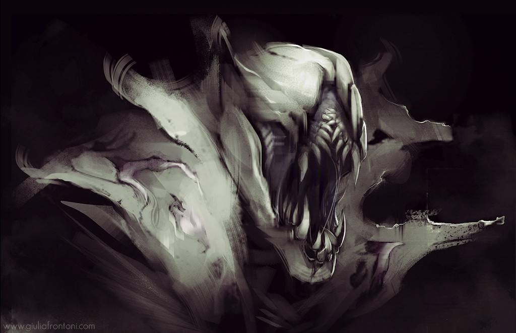 Artstation Khaam Alien Species Head Giulia Frontoni