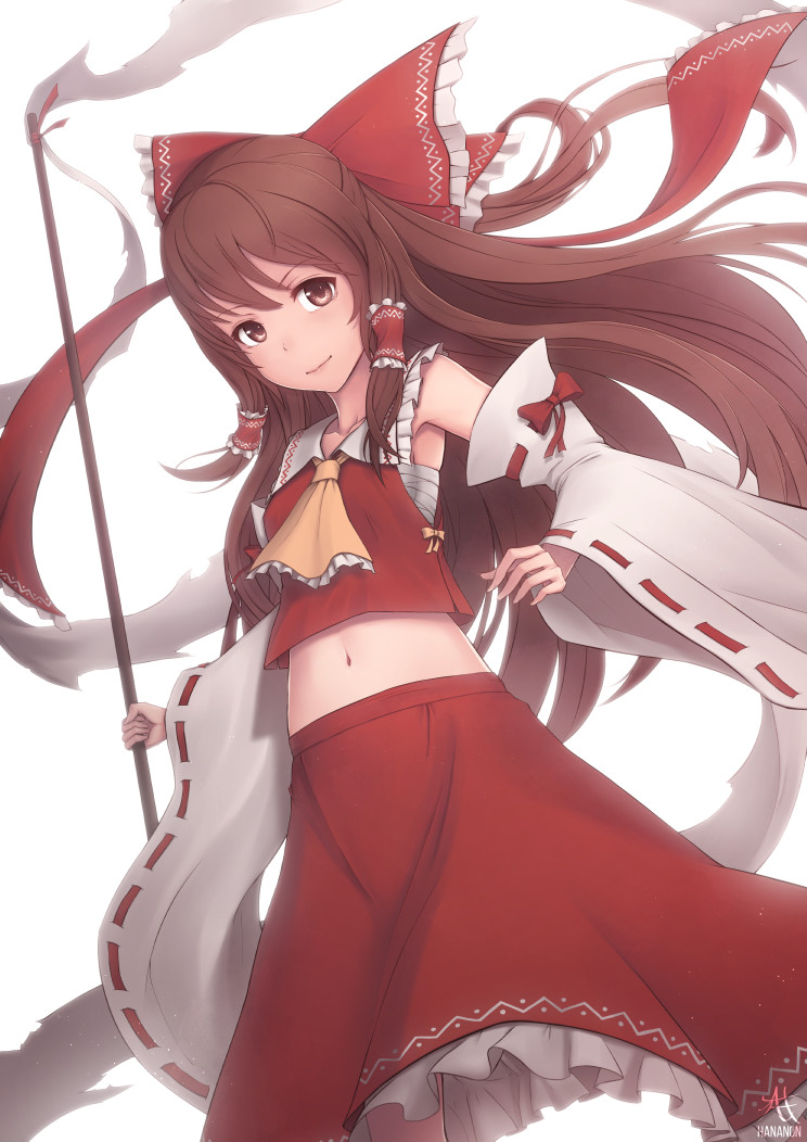 Artstation Reimu Hakurei Hananon Artworks