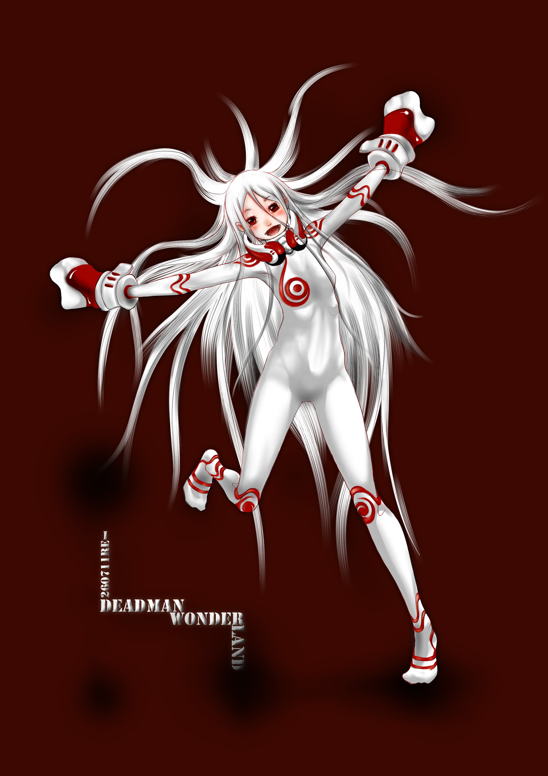 Artstation Deadman Wonderland Shiro Rei Fernando #shiro deadman wonderland #shiro cosplay #deadman wonderland cosplay #deadmanwonderland #cosplay #kleinerpixel #kleiner pixel cosplay #red circle lenses. artstation deadman wonderland shiro