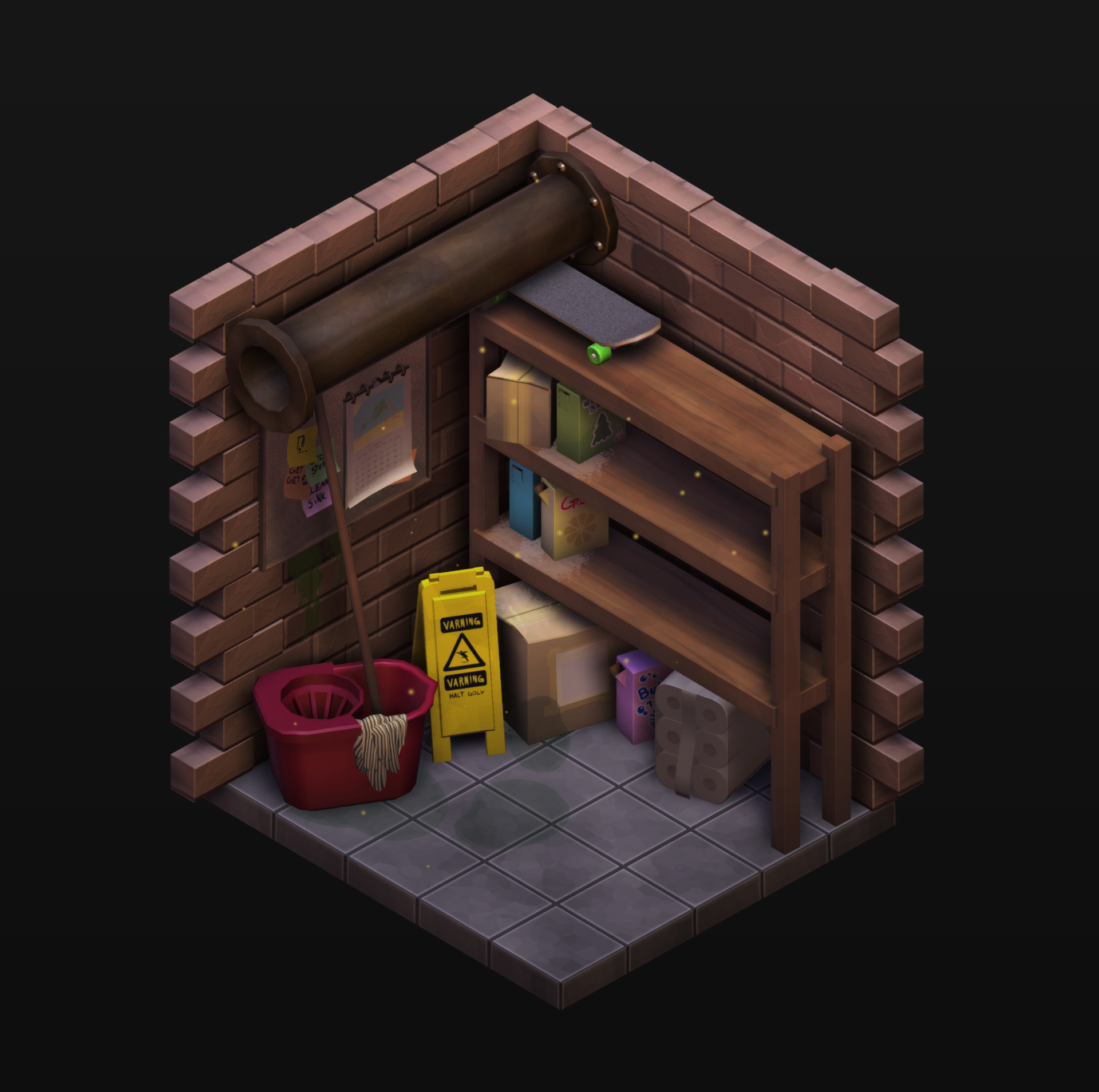 ArtStation Janitors Closet