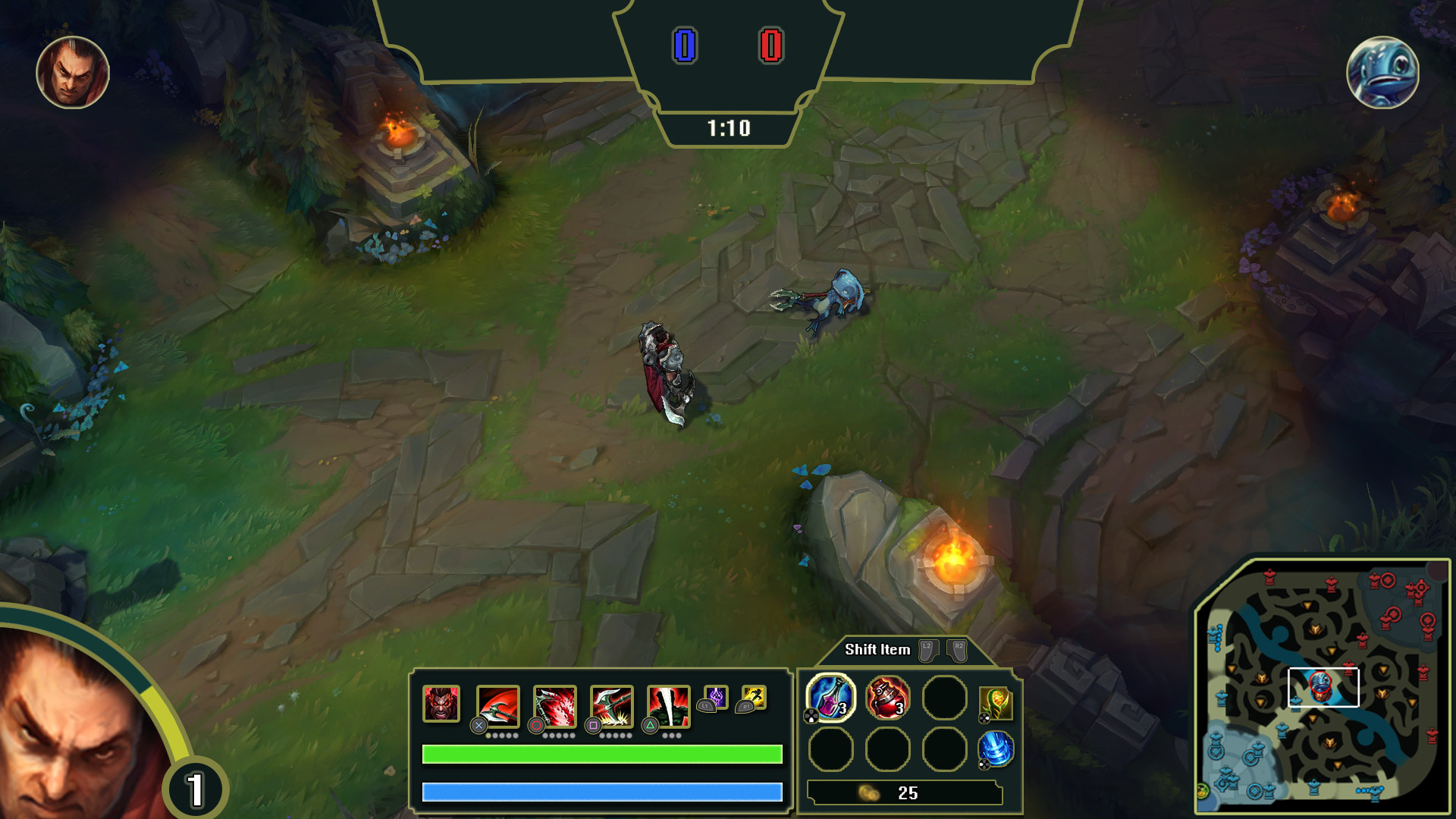 League of Legends, Interface In Game