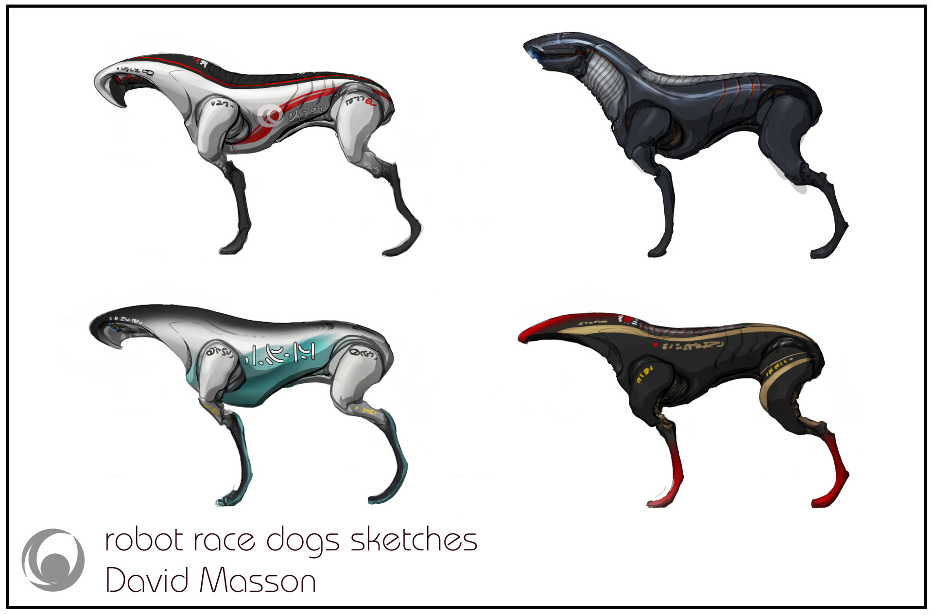 Artstation Robotic Racing Dog David Masson