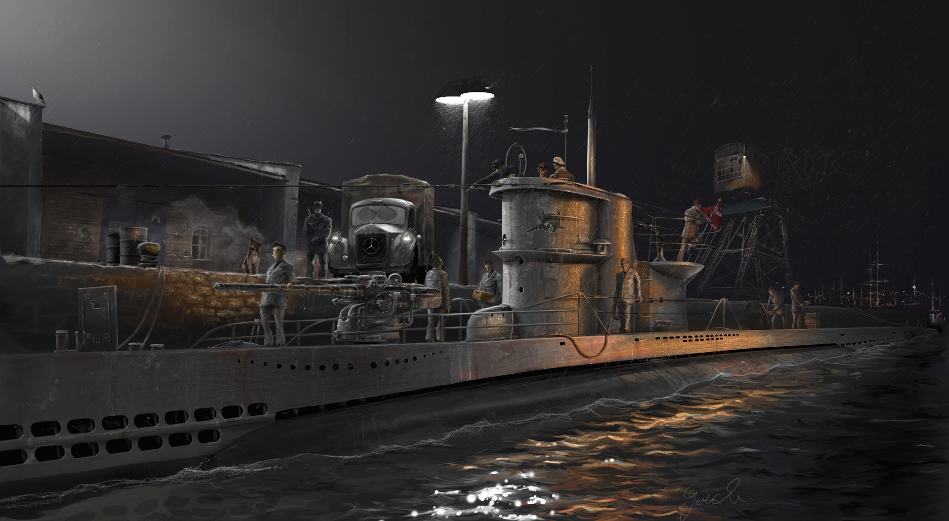 U boat обои