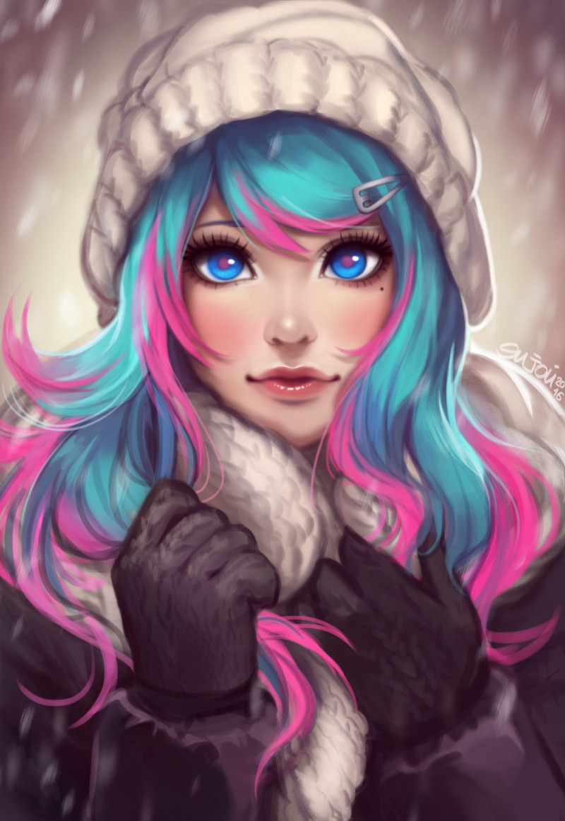 Artstation Winter Amber Natasha Enijoi