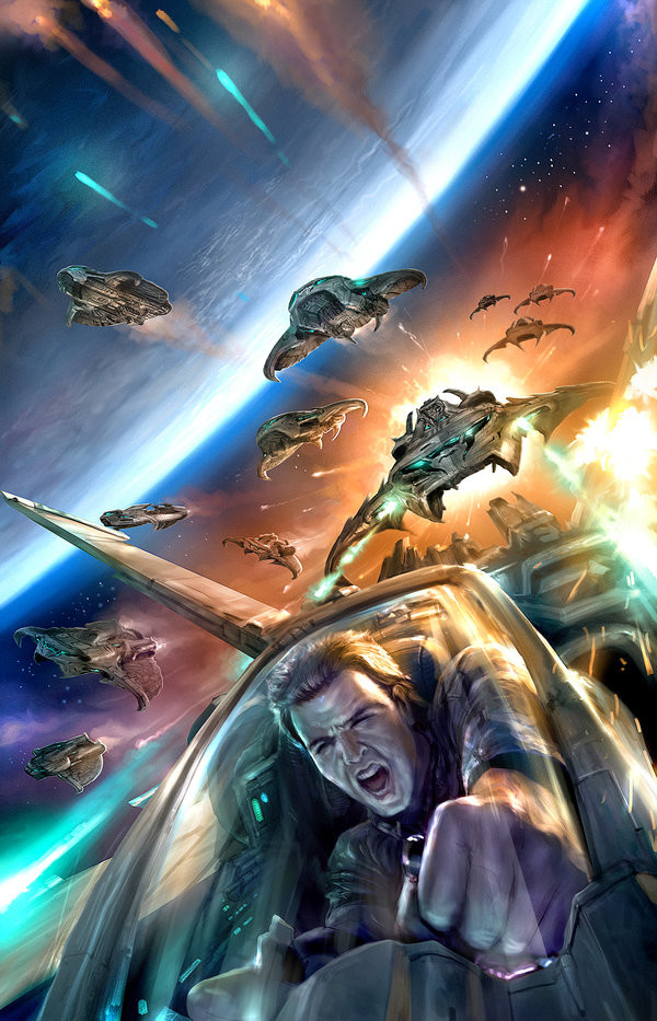 sci fi space battle