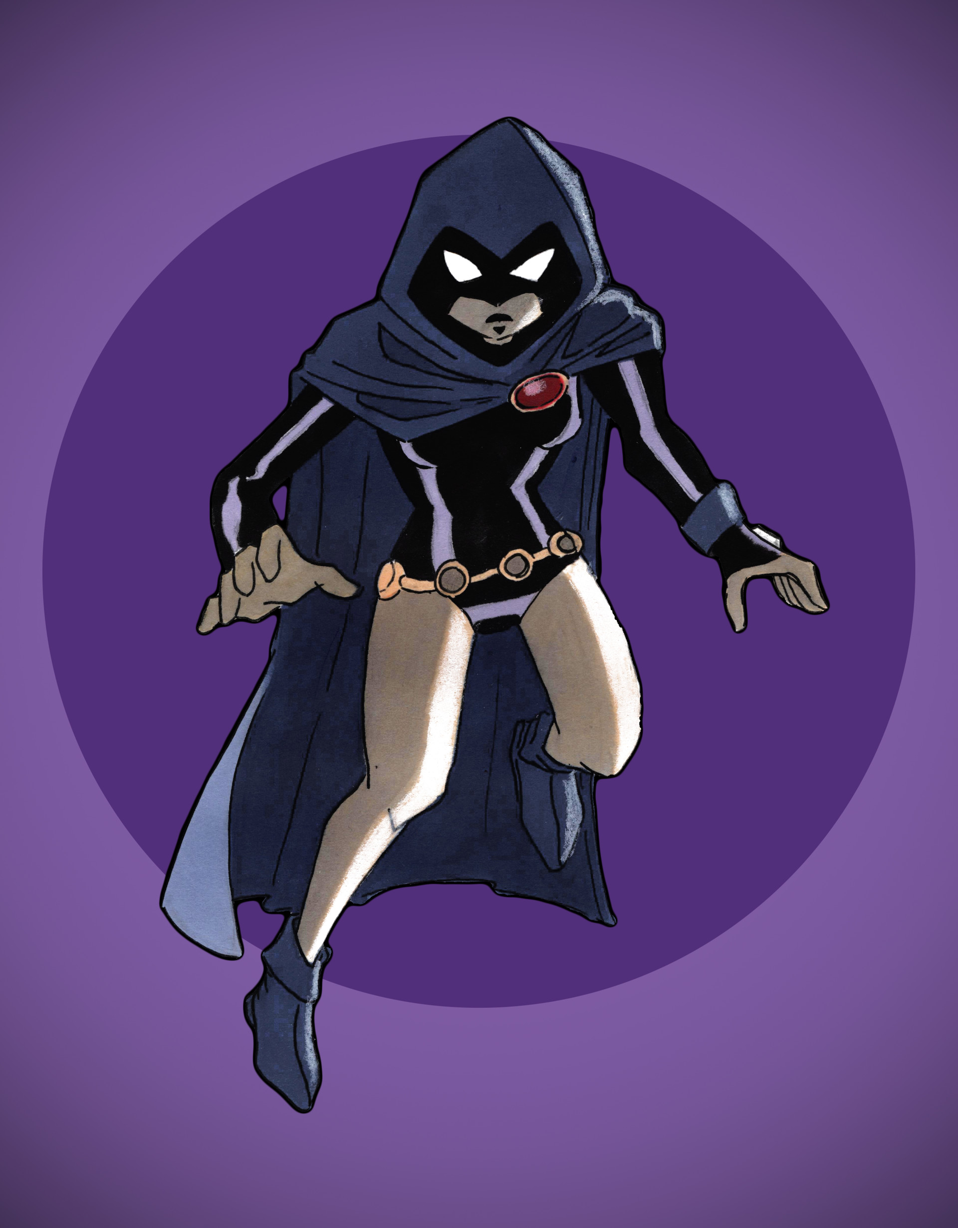 ArtStation - Ravena - Teen Titans Fanart