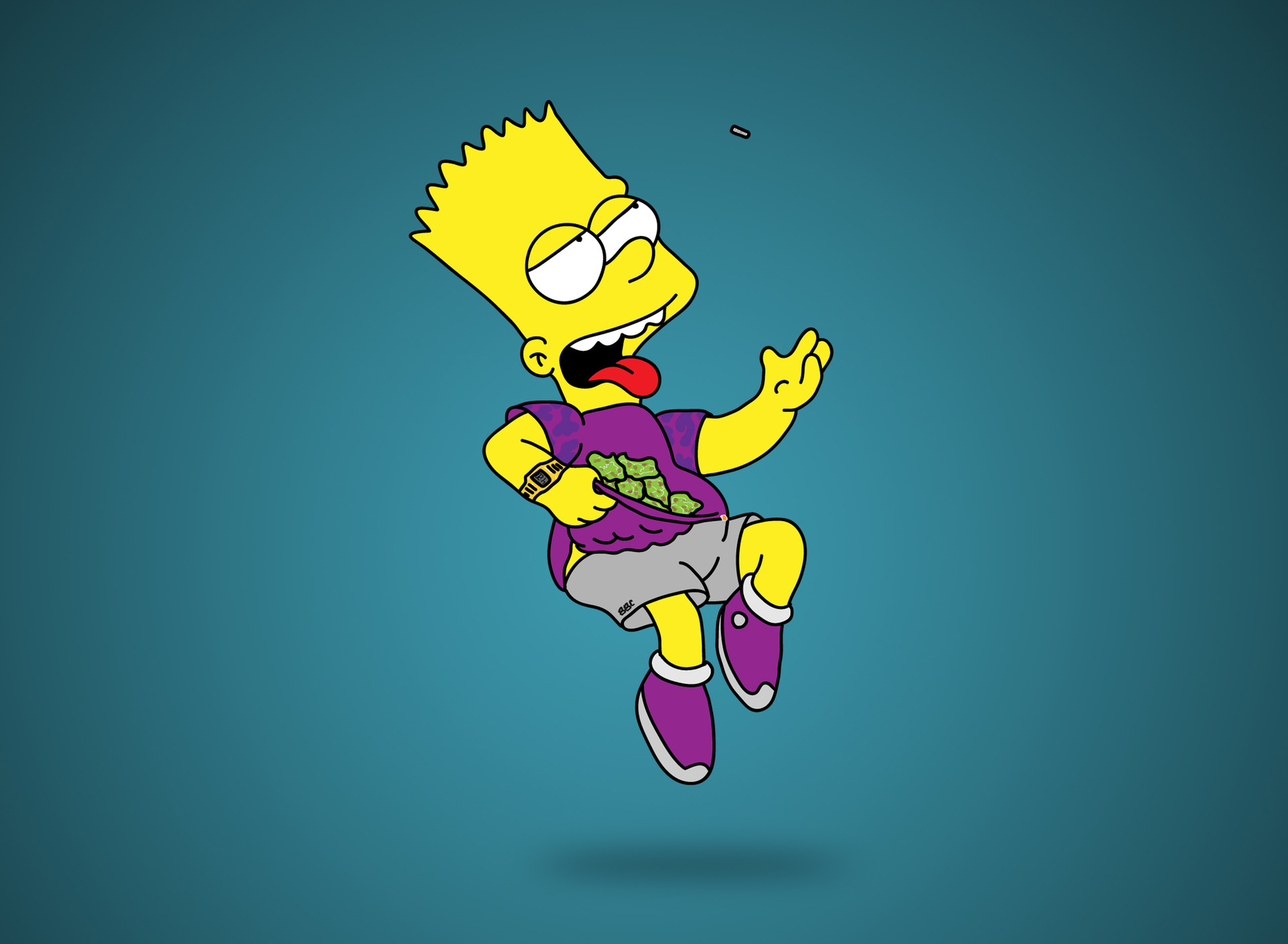 ArtStation - Bart Simpson x XanaX x Bape