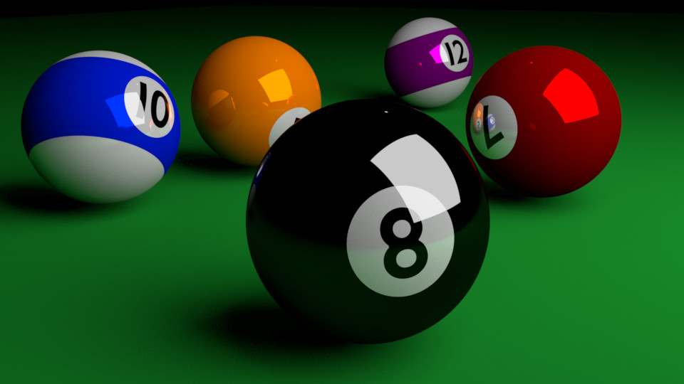 ArtStation - Billiard balls