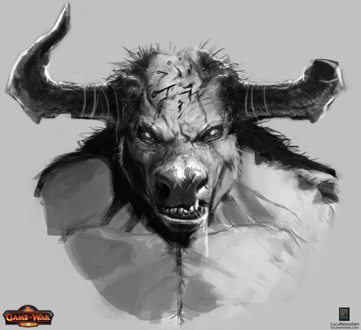 ArtStation - Minotaur - Game of War - commercials