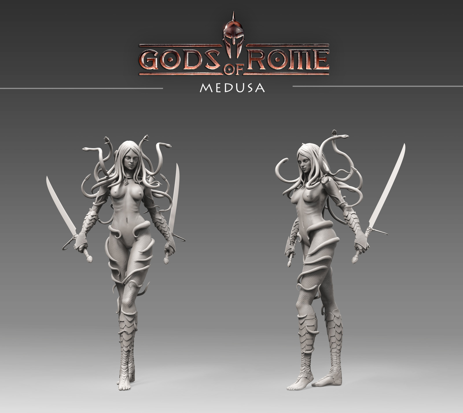 Medusa pose