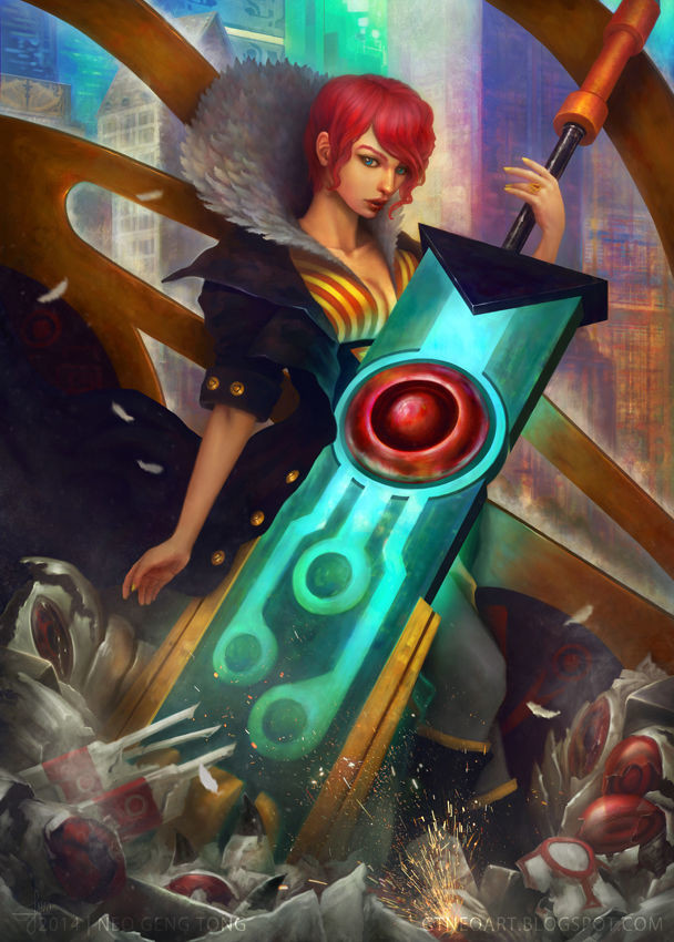 Artstation Red Transistor G T Neo