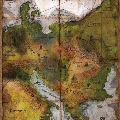 Piotr chrzanowski klanarchia world map by chrzan666