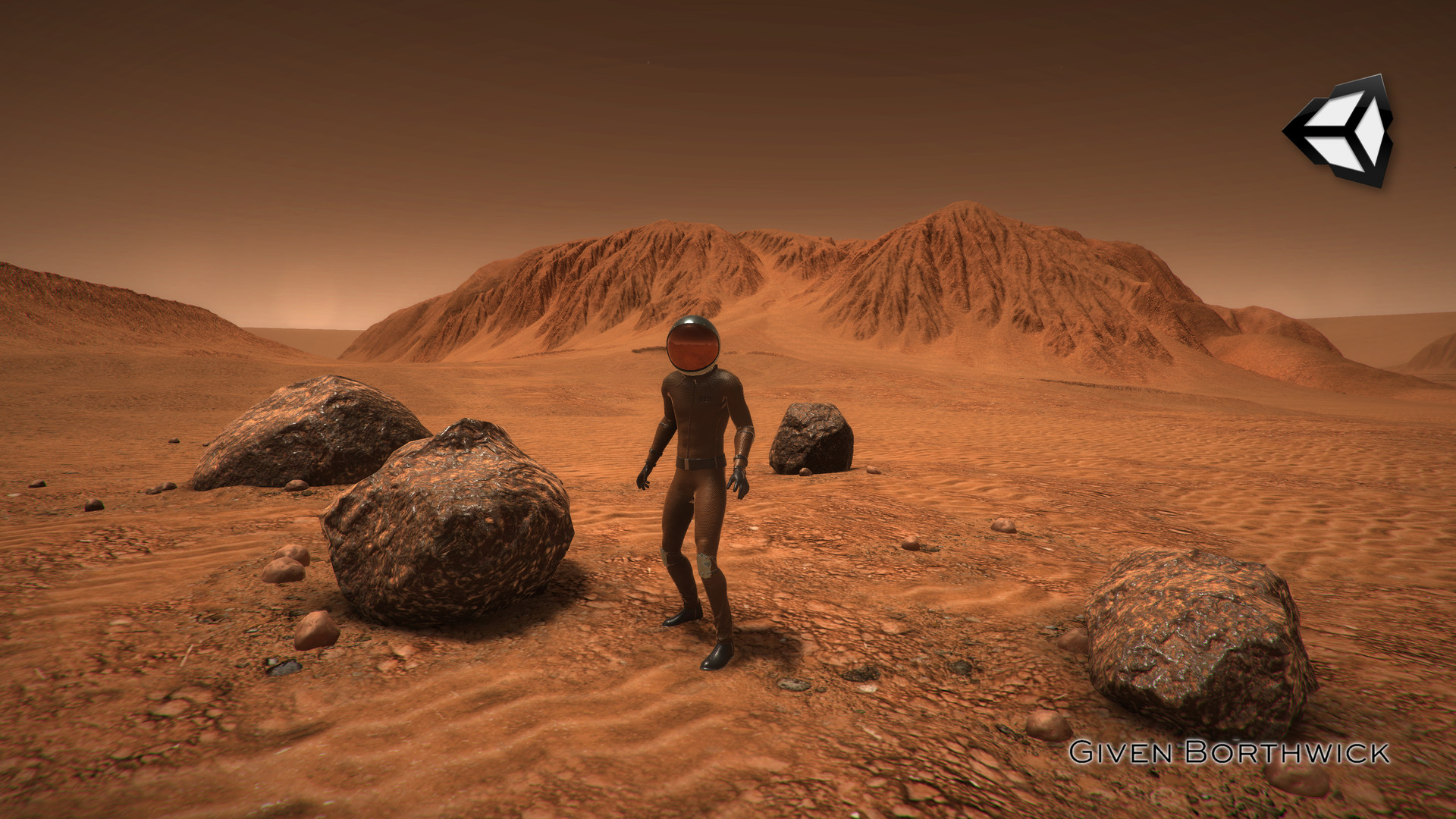 Artstation Martian Environment Given Borthwick
