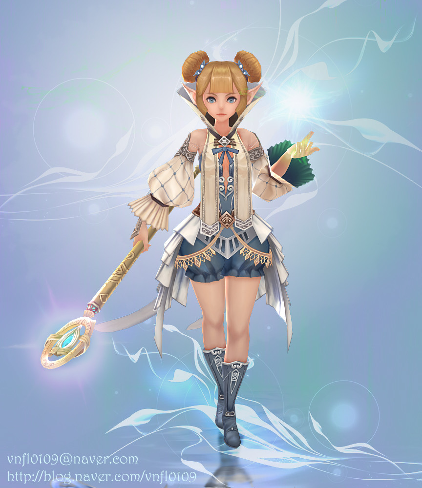 Artstation Handpainted Character Healer Sily Kim