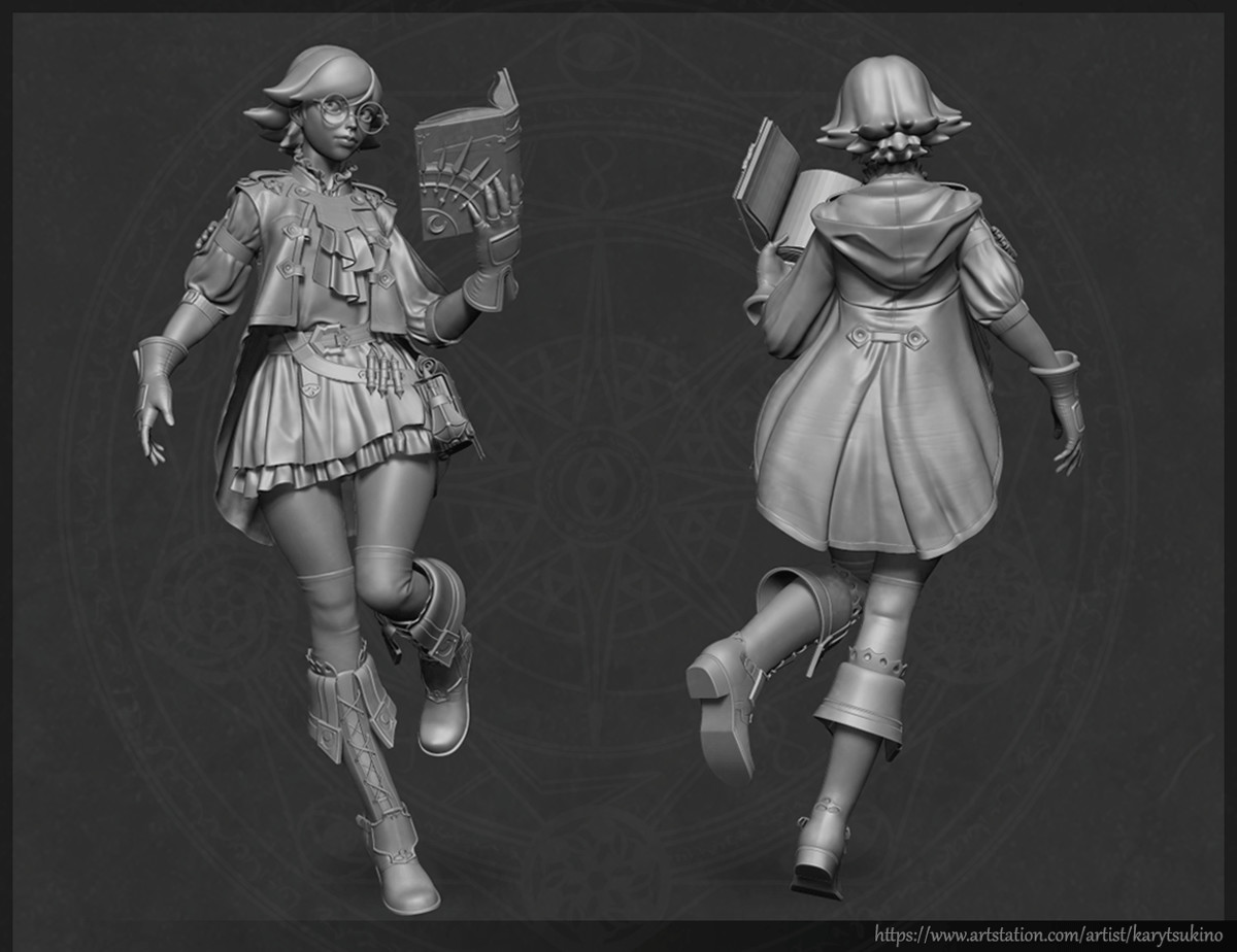Genevive - HighPoly
