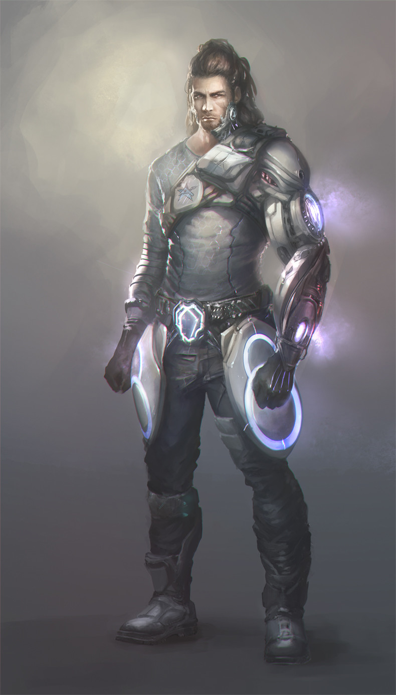 Artstation Cyberpunk Male Character Carmen Cornet