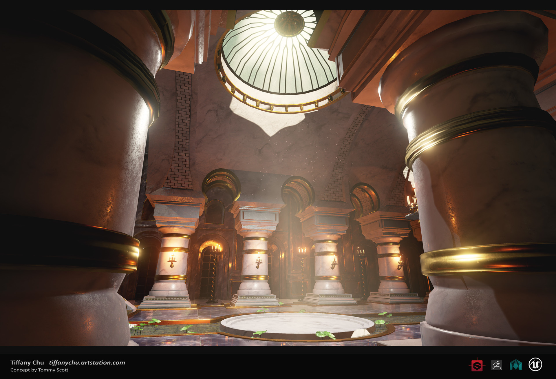 Artstation Throne Room Ue4 Tiffany Chu