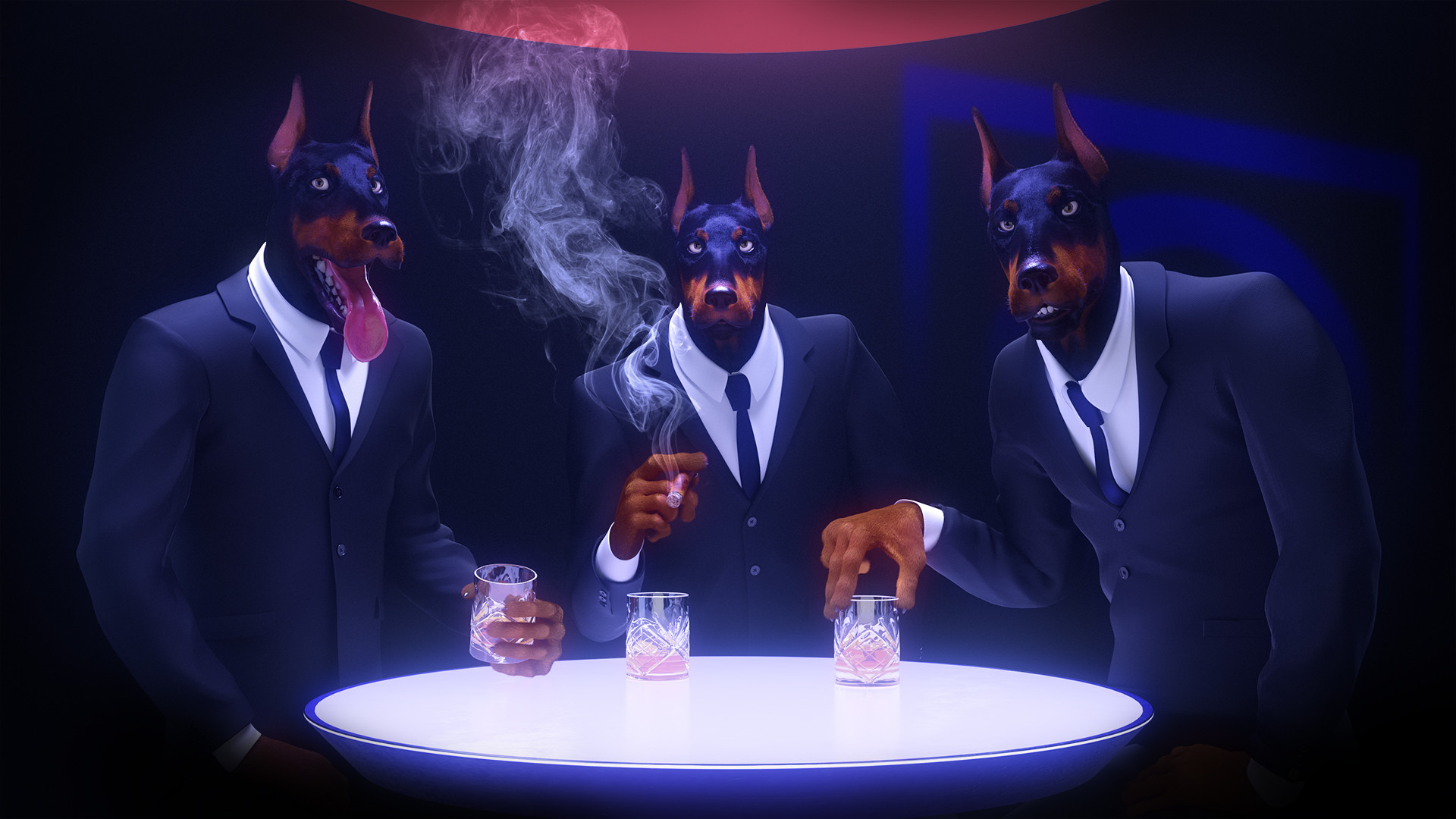 Artstation Dobermann S Table Gabriel Guerreschi