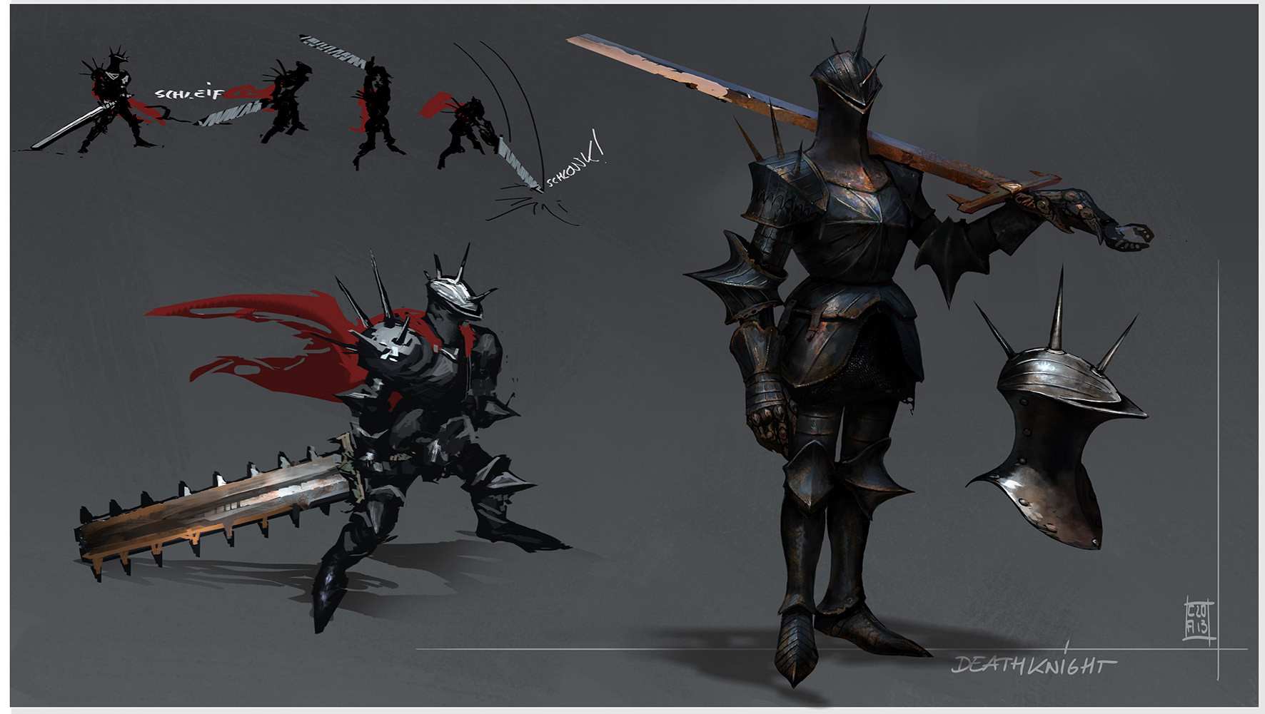 Artstation Death Knight Carlos Ancot