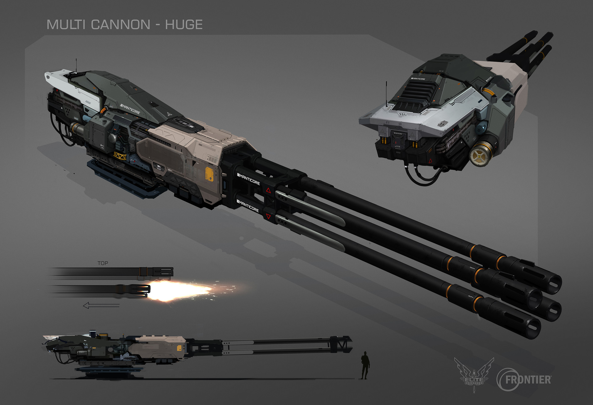 ArtStation Multi cannon Huge