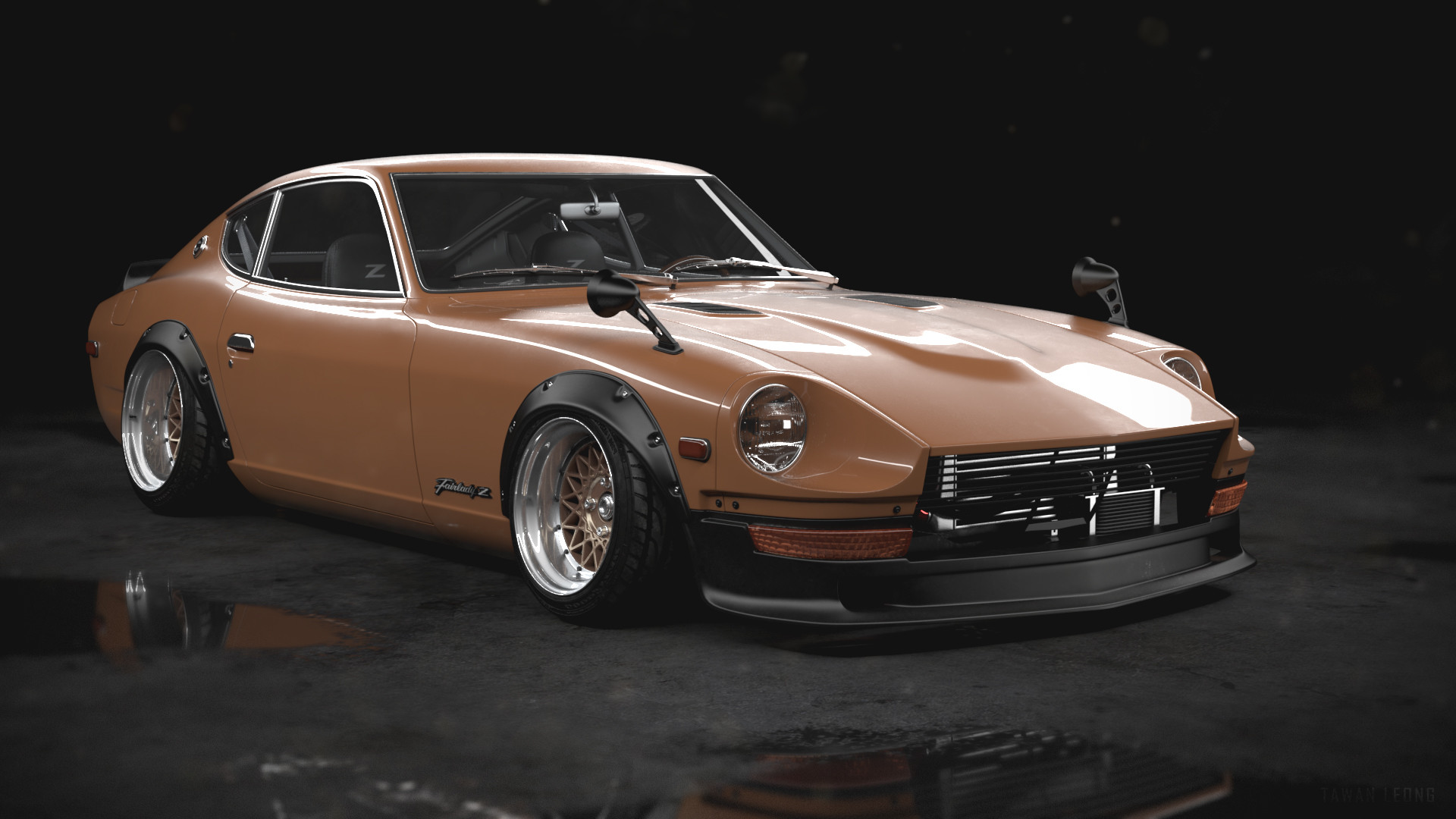 Artstation Custom Datsun Fairlady 240z Tawan Leong