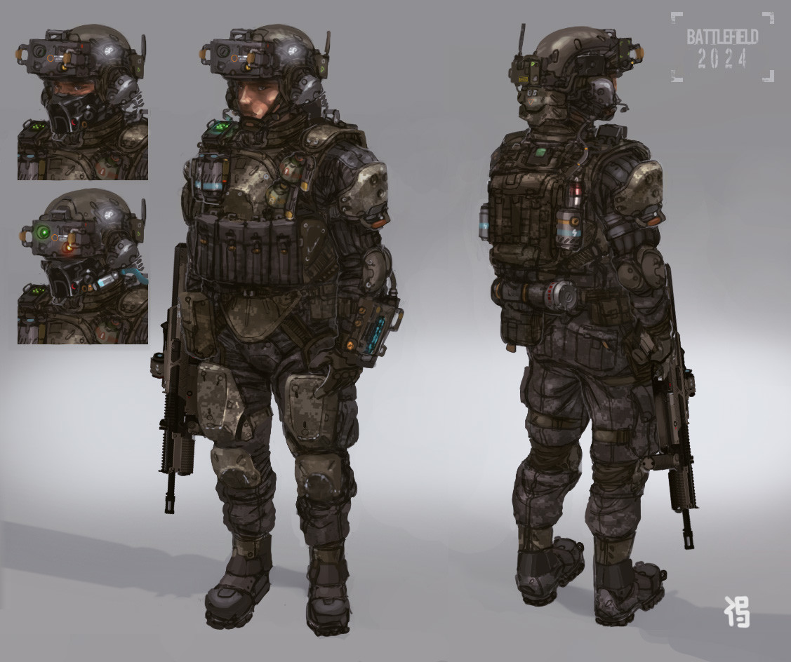 ArtStation Soldiers 01