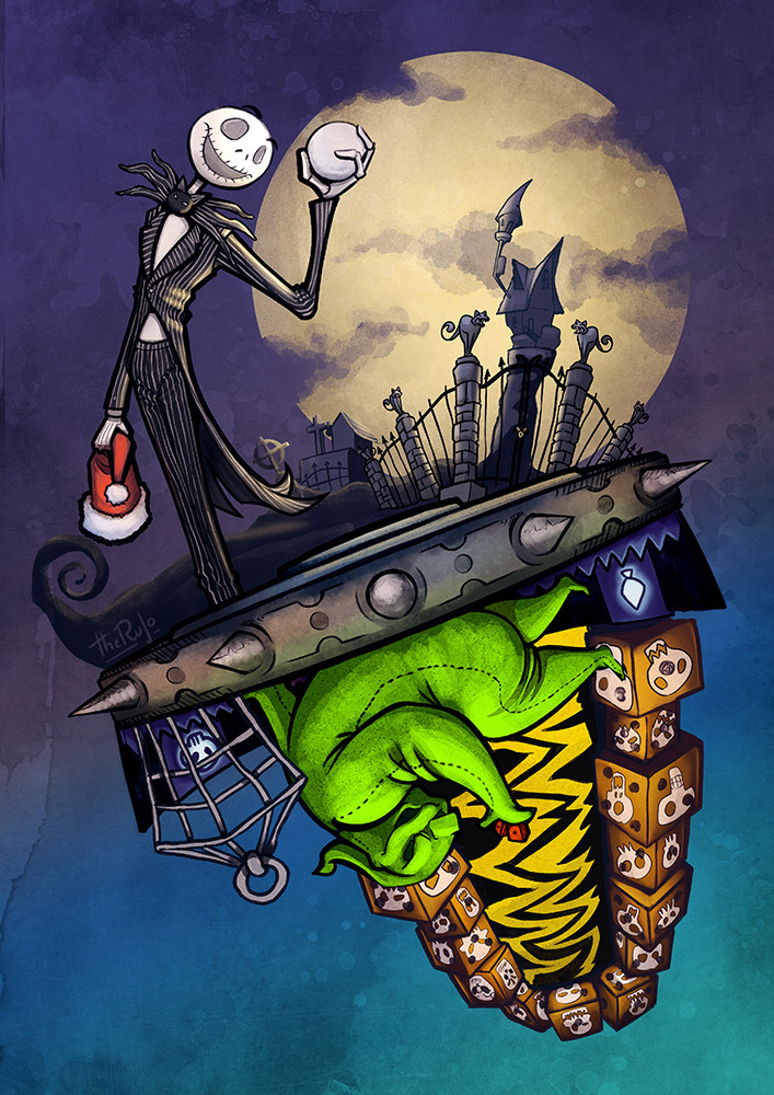 photo Jack Skellington Vs Oogie Boogie jack skellington vs oogie boogie