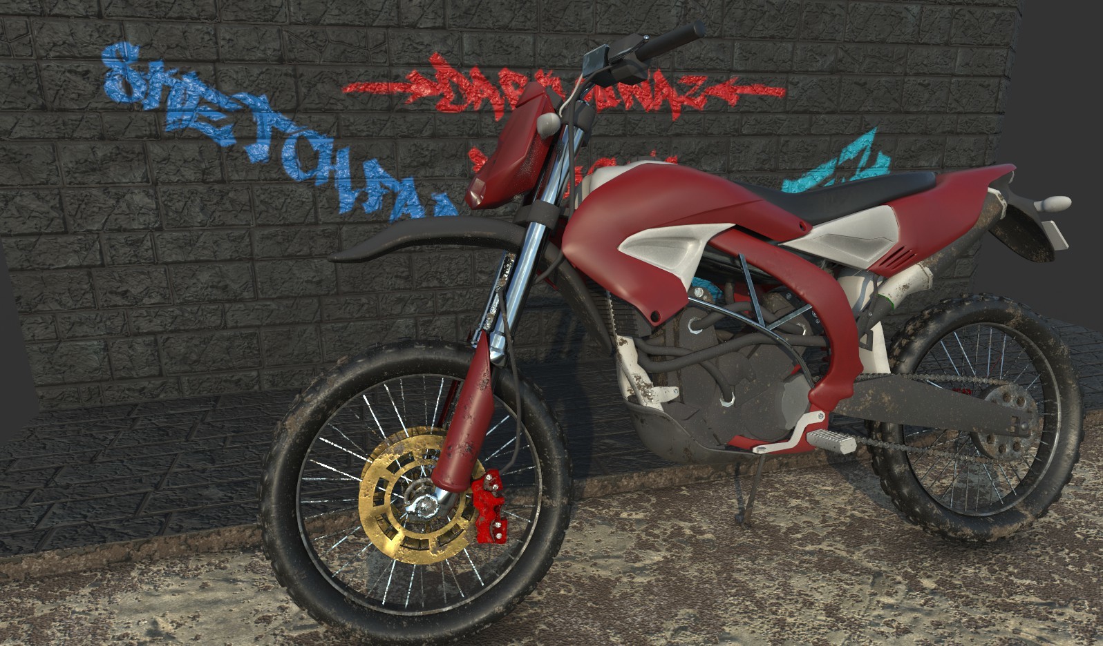 Vray on updated Motorbike