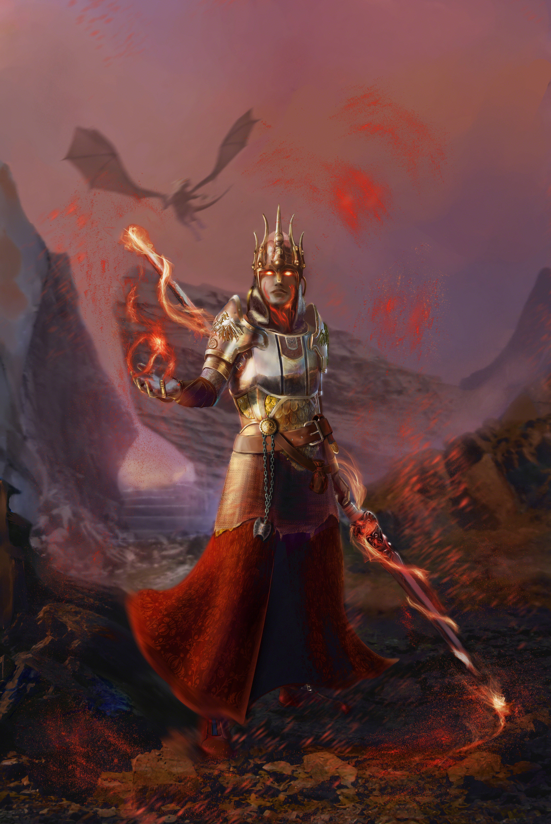 Artstation The Omen Master Battle Mage Elisha Ovalles