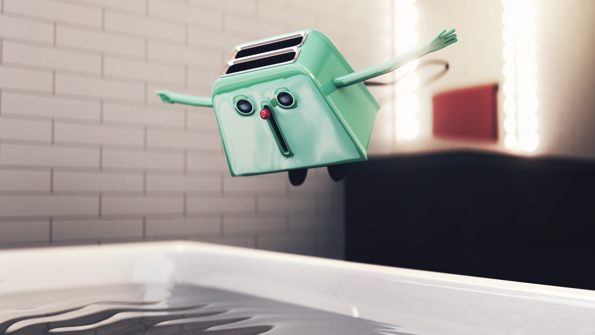 Toaster In Tub