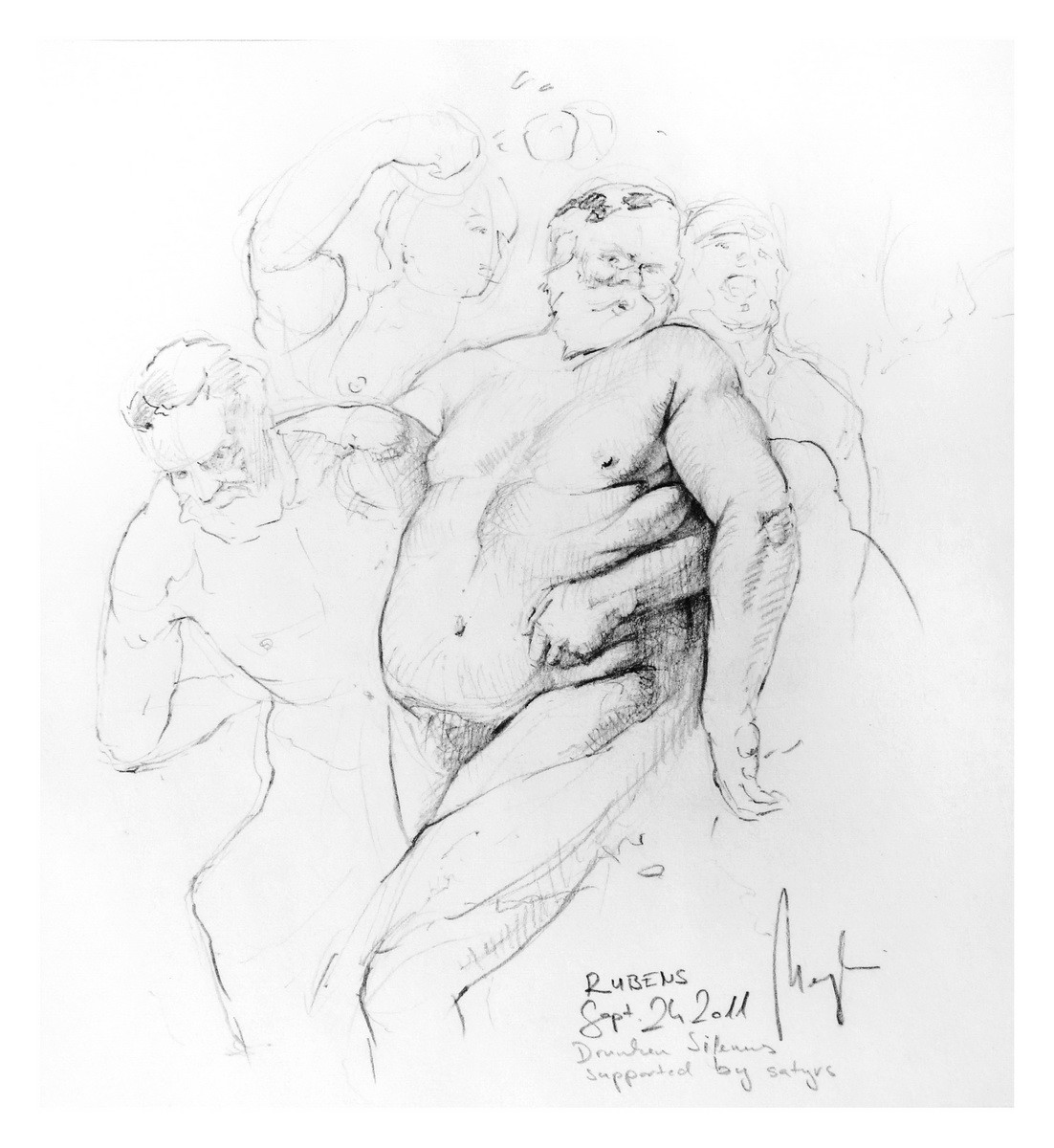 Veronese Study (pencil, paper) / National Gallery, London