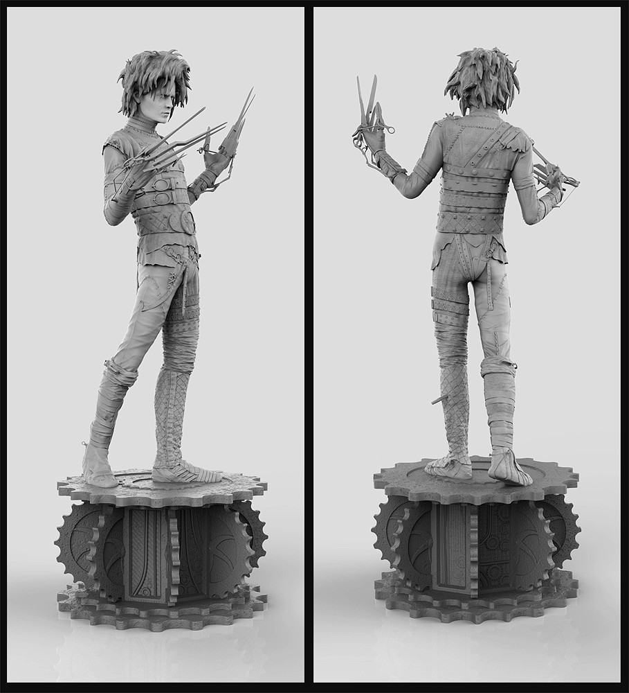 Artstation Edward Scissorhands 1 4 Statue Alterton Bizarre