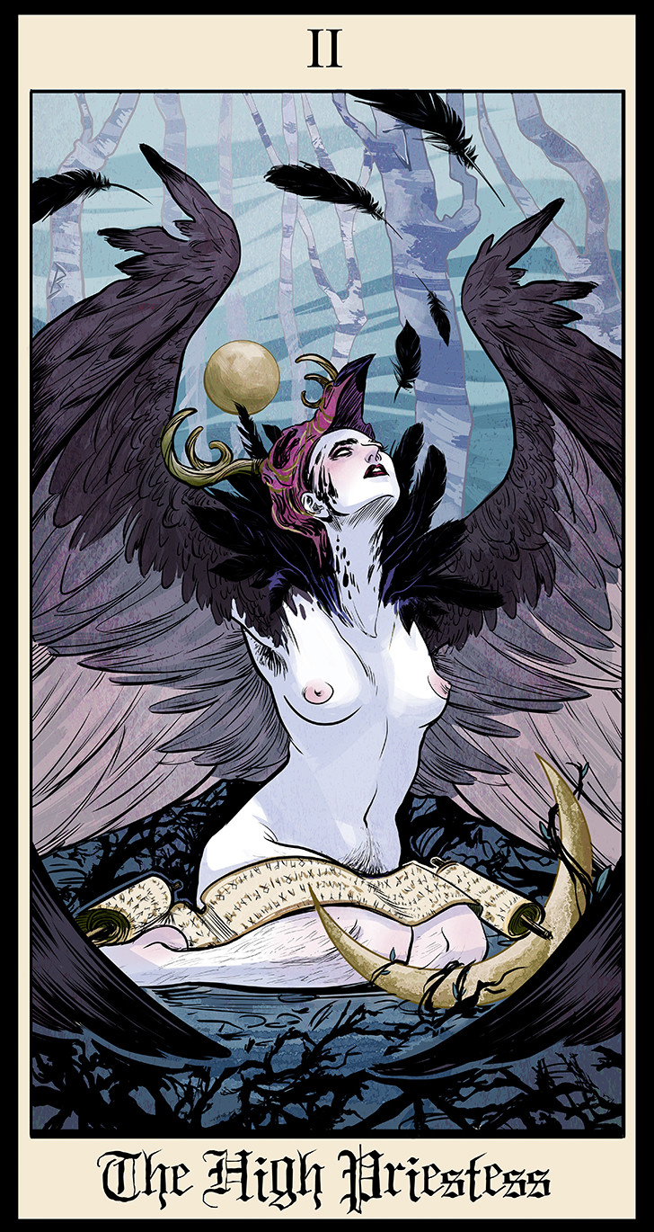 Artstation Tarot Cards Alexandria Huntington