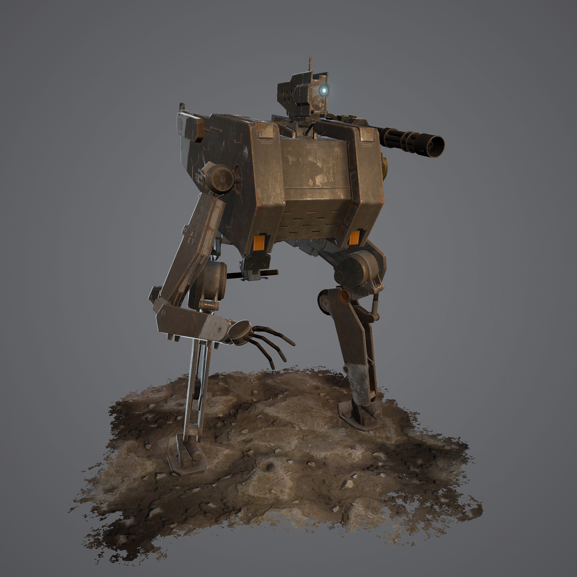 Artstation Phantom Pain D Walker Patrick Metz