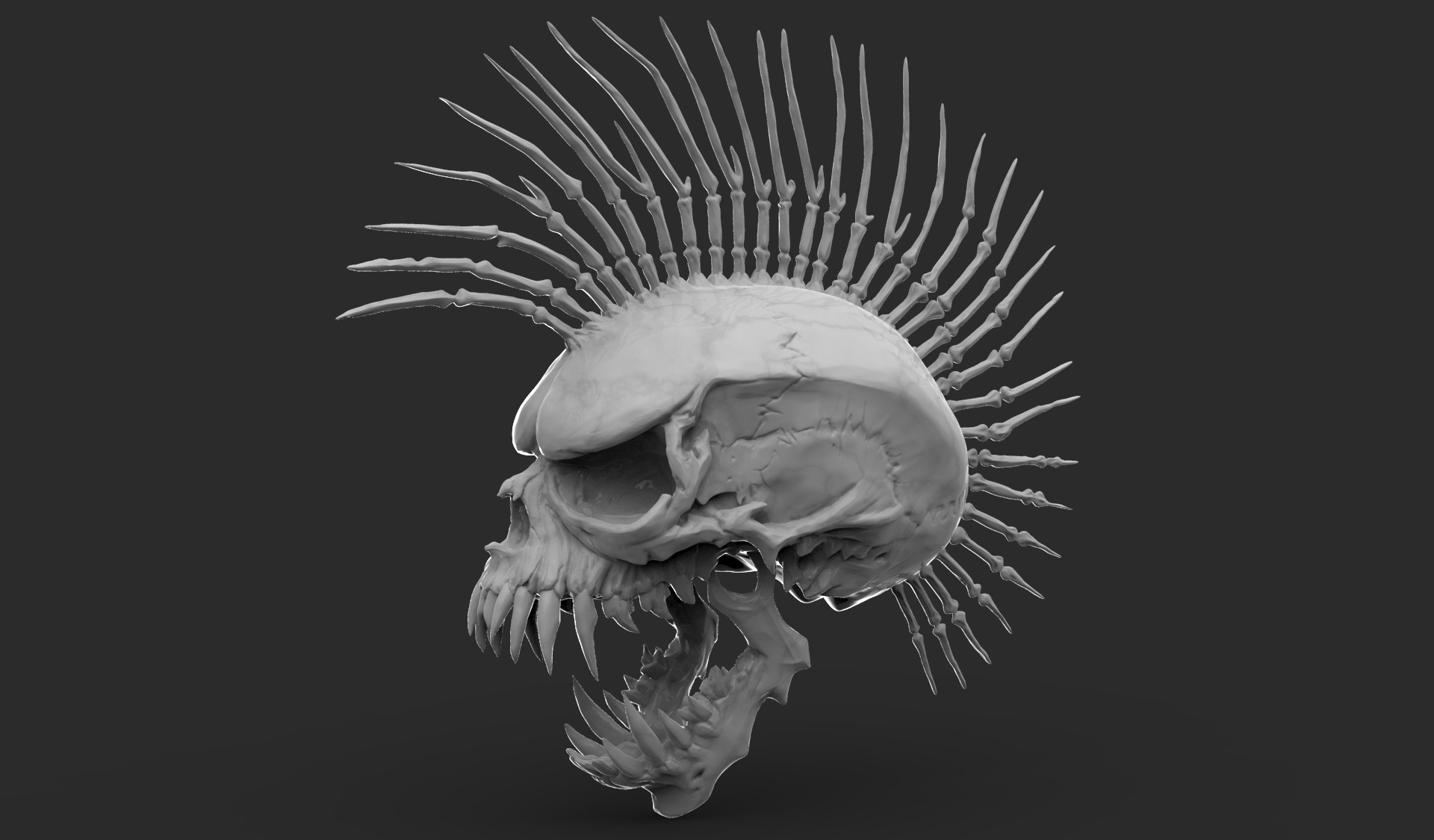 Artstation Exploited Skull Dark Ale
