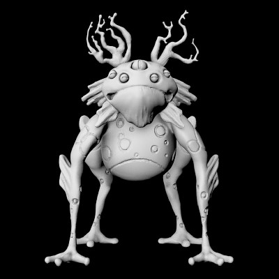 Amy seaman froglike model render01