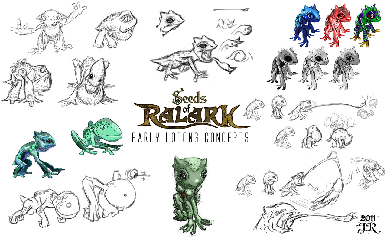Concepts for Seeds of Ralark
