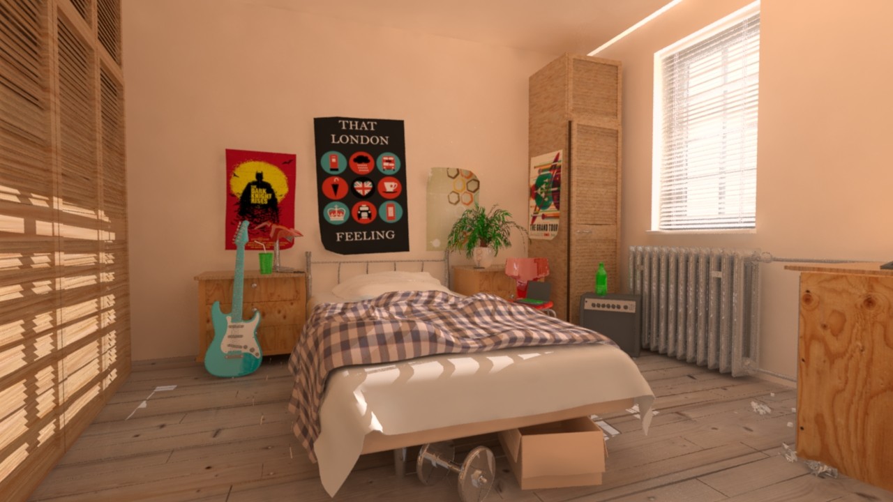 ArtStation 3DRender Lighting Challenge The Bedroom