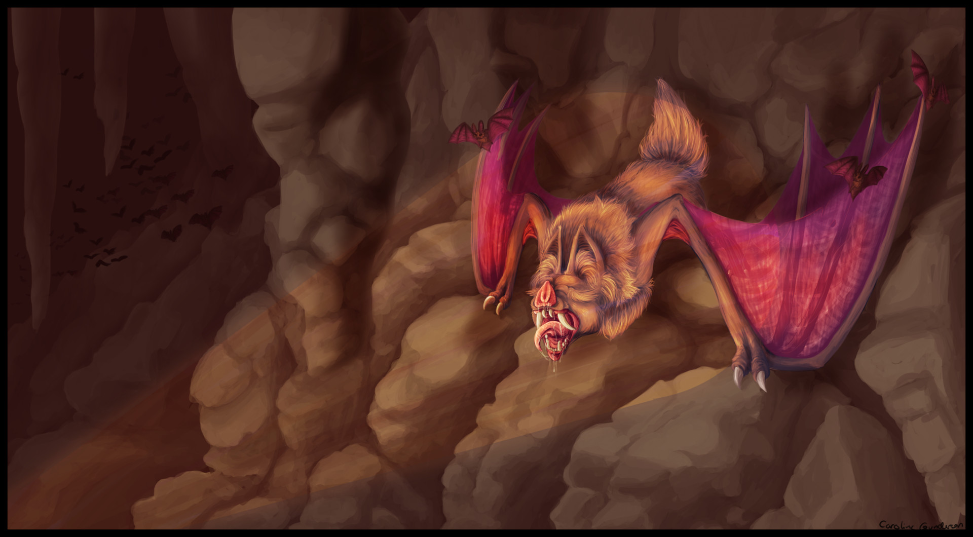 Bat wolf cave, Caroline Gundersen